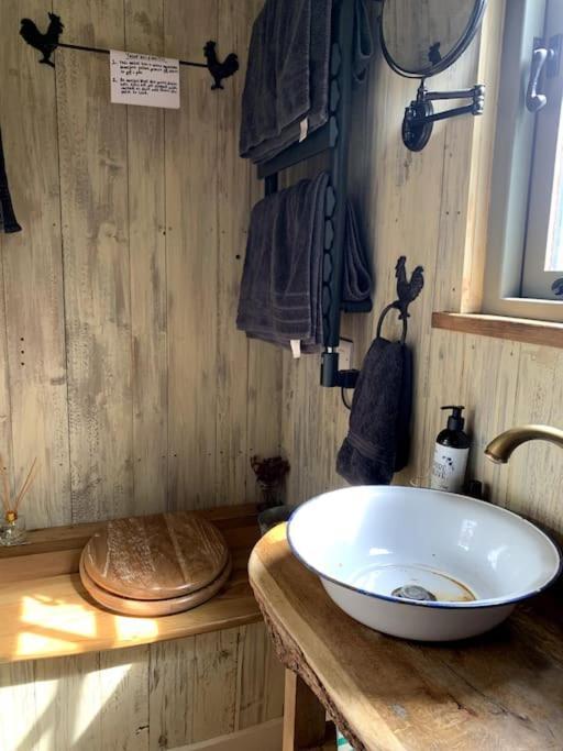 Rushford Shepherd'S Hut Newton Abbot Exterior foto